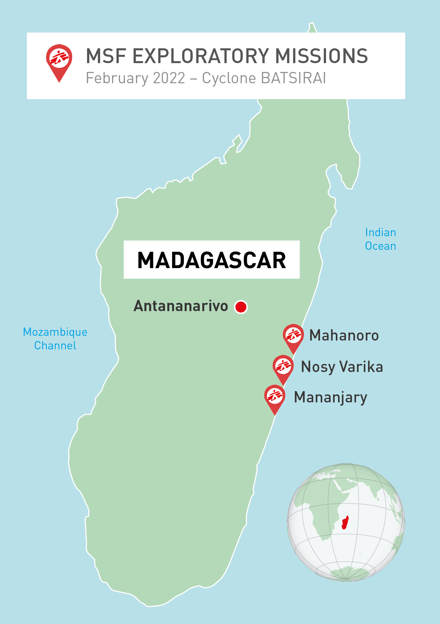 A map of MSF