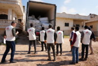 14 MSF trucks loaded with tents and winter kits entered Syria through Hamam crossing point, in partnership with Al-Ameen, a Syrian NGO.