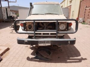 Front of MSF vehicle