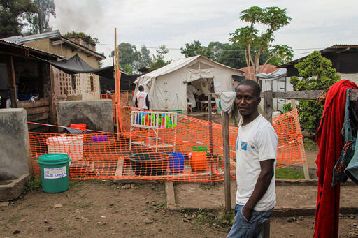 Portrait of Jean, patient at MSF center.