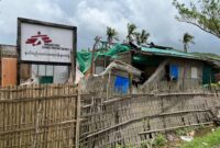 MSF clinic at Kein Nyin Pyin camp Pauktaw, Rakhine State, Myanmar.