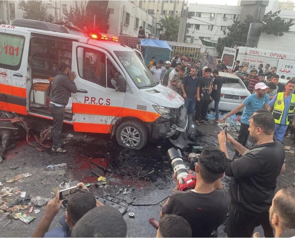 Gaza: Attack on ambulance outside Al-Shifa hospital | Doctors Without Borders / Médecins Sans Frontières (MSF ...