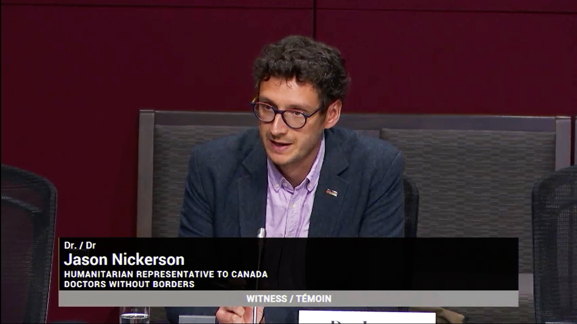 MSF statement to Canadian Senate: "We are calling on Canada to continue to step up, too" | Doctors Without Borders / Médecins Sans Frontières (MSF ...