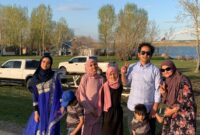 Mohd Ayas and family in Calgary, Alberta, Canada.